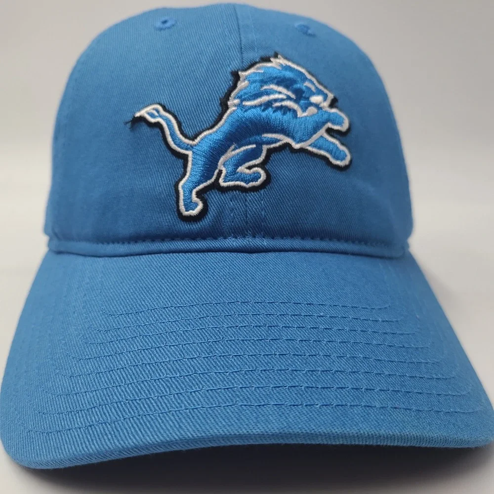 Detroit Lions Hat Strapback‎ NFL Team Apparel Blue NFL Football Logo Dad *READ*